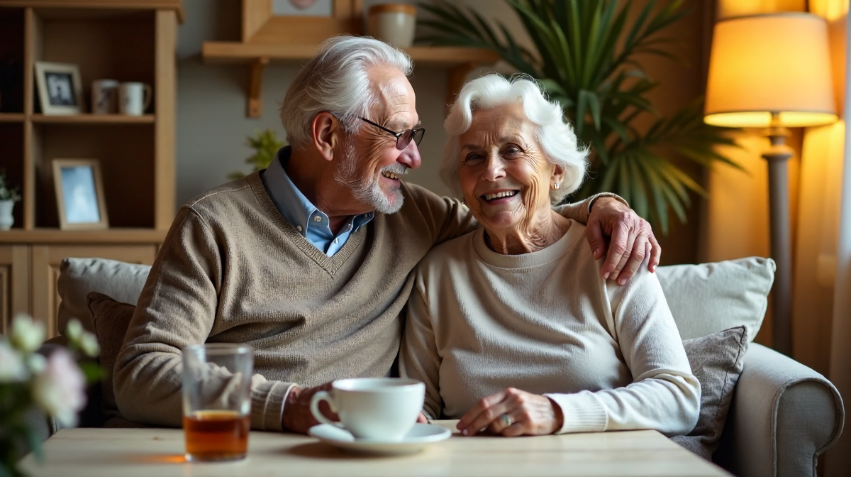Glück im Alter: Zusammenleben, Partnerschaft und Wohlbefinden